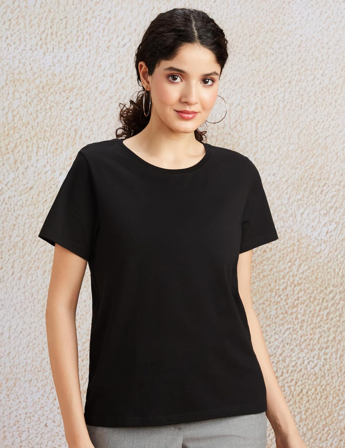Women's Stretch Cotton Crew-Neck T-Shirt - Image 25
