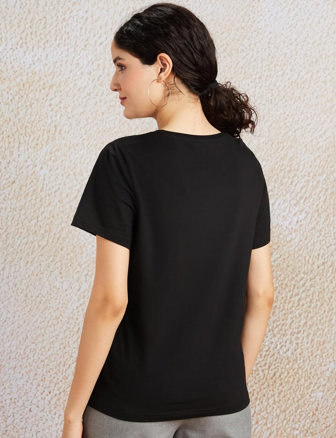 Women's Stretch Cotton Crew-Neck T-Shirt - Image 26