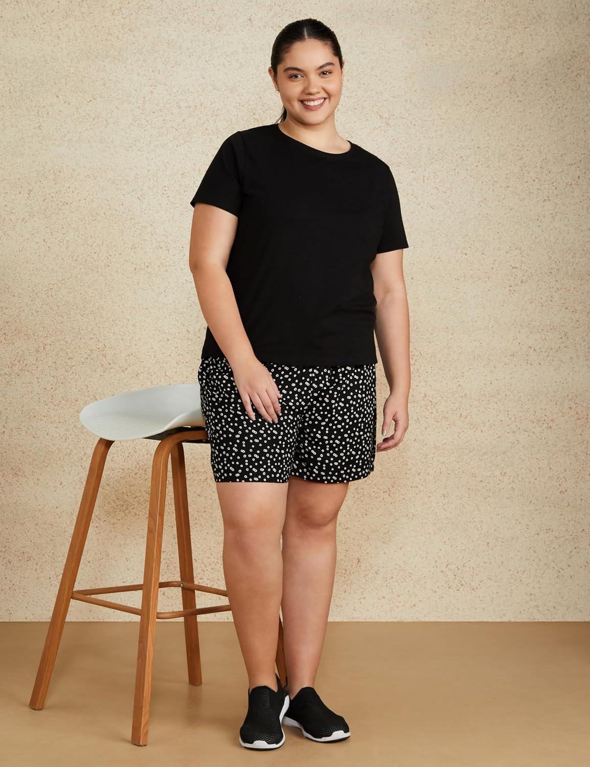 Women's Stretch Cotton Crew-Neck T-Shirt - Image 31