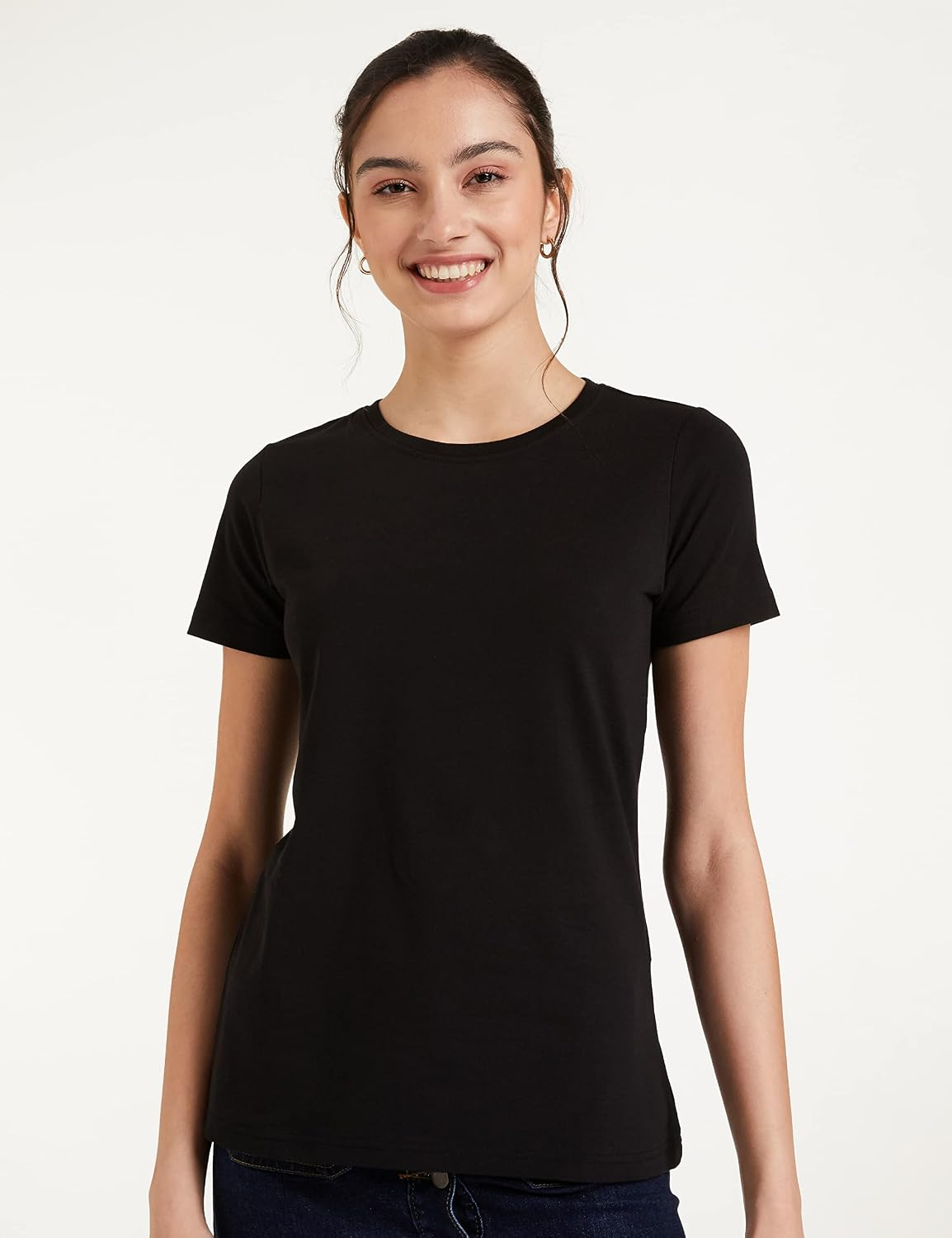 Women's Stretch Cotton Crew-Neck T-Shirt - Image 33