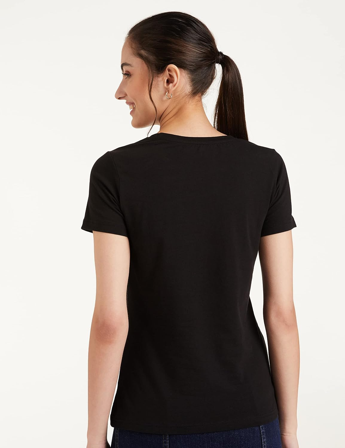 Women's Stretch Cotton Crew-Neck T-Shirt - Image 34