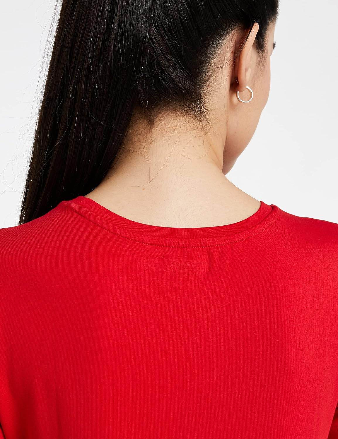Women's Stretch Cotton Crew-Neck T-Shirt - Image 38