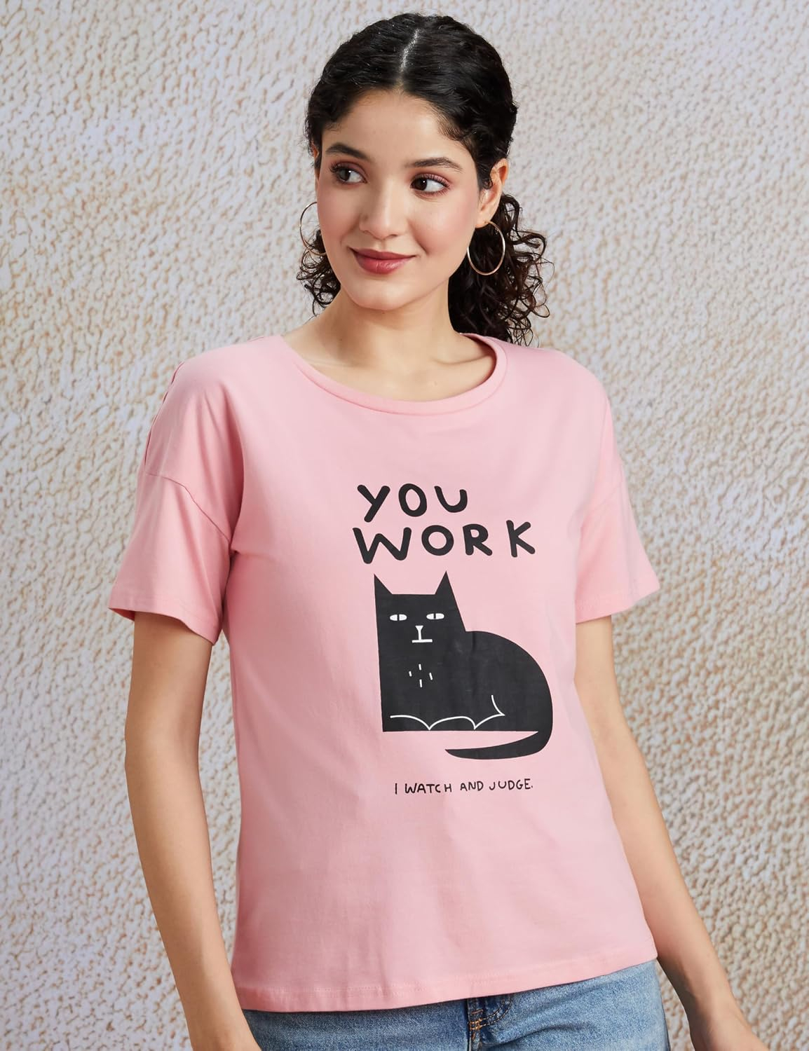 Women's Stretch Cotton Crew-Neck T-Shirt - Image 54