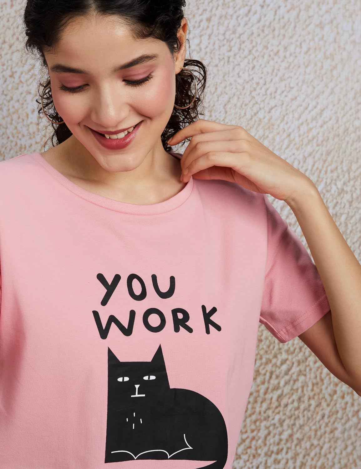 Women's Stretch Cotton Crew-Neck T-Shirt - Image 57