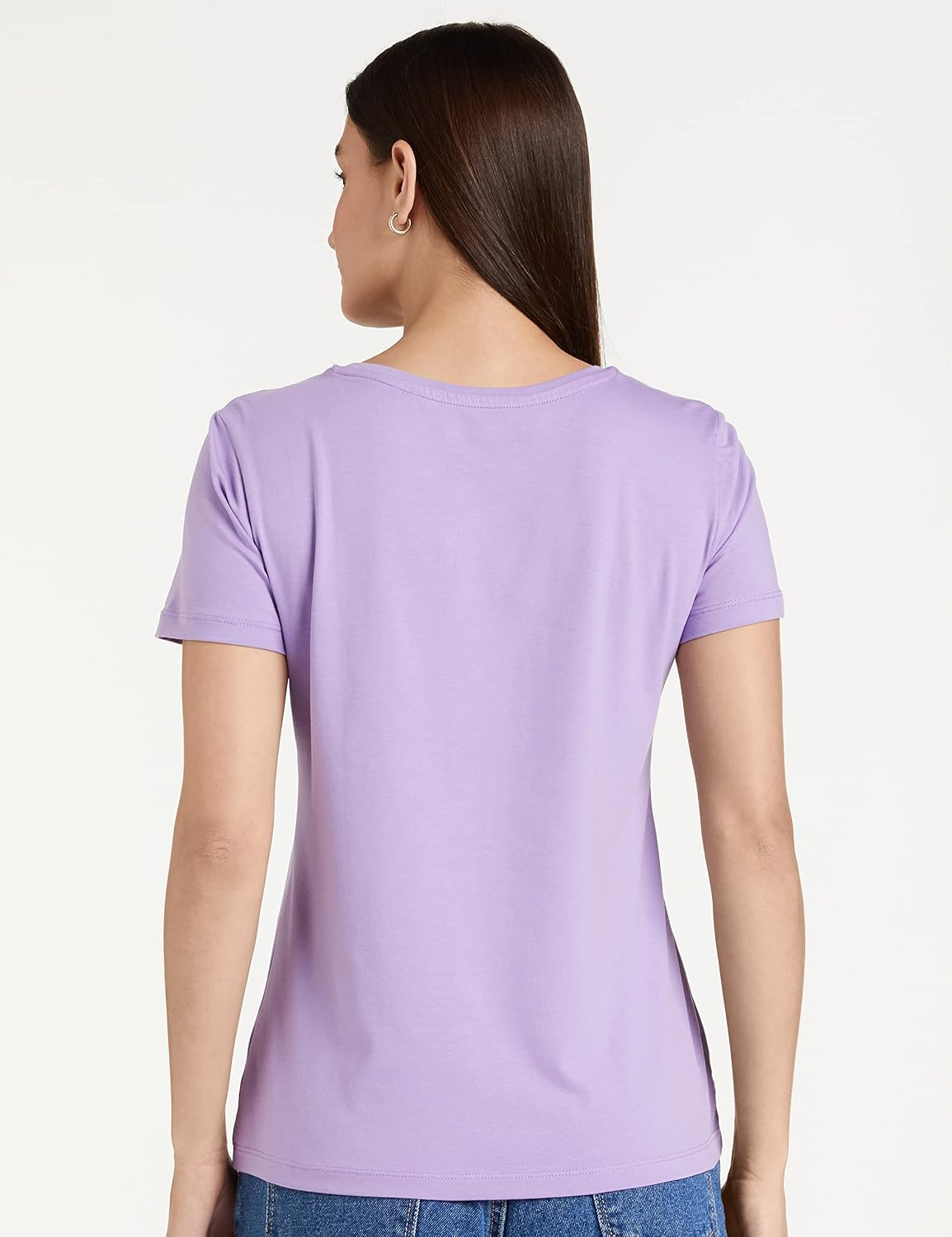Women's Stretch Cotton Crew-Neck T-Shirt - Image 61
