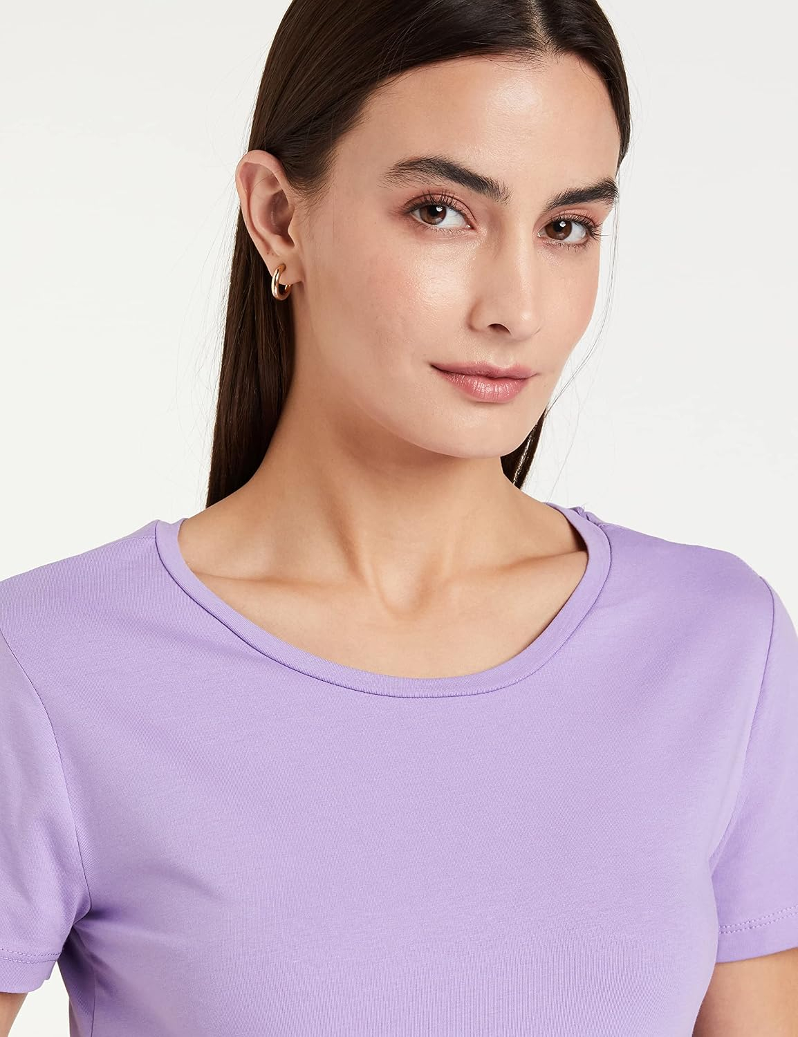 Women's Stretch Cotton Crew-Neck T-Shirt - Image 63