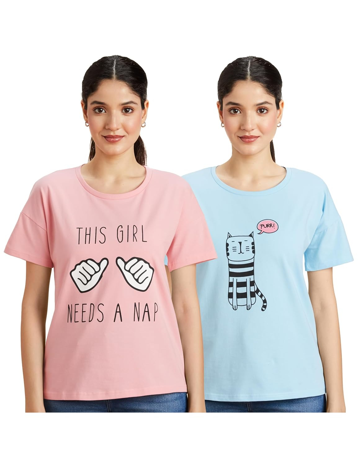Women's Stretch Cotton Crew-Neck T-Shirt - Image 66