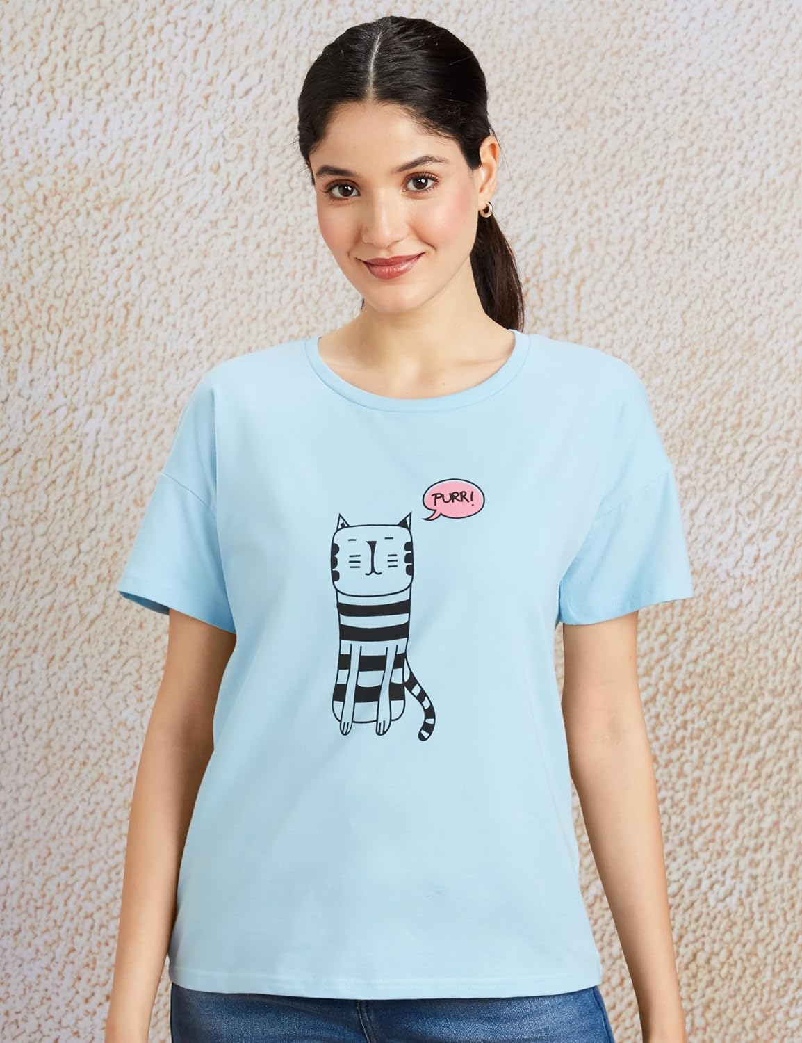 Women's Stretch Cotton Crew-Neck T-Shirt - Image 67