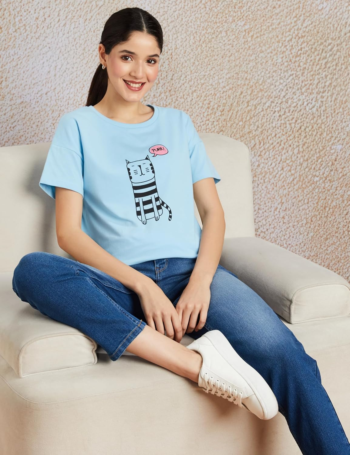 Women's Stretch Cotton Crew-Neck T-Shirt - Image 69