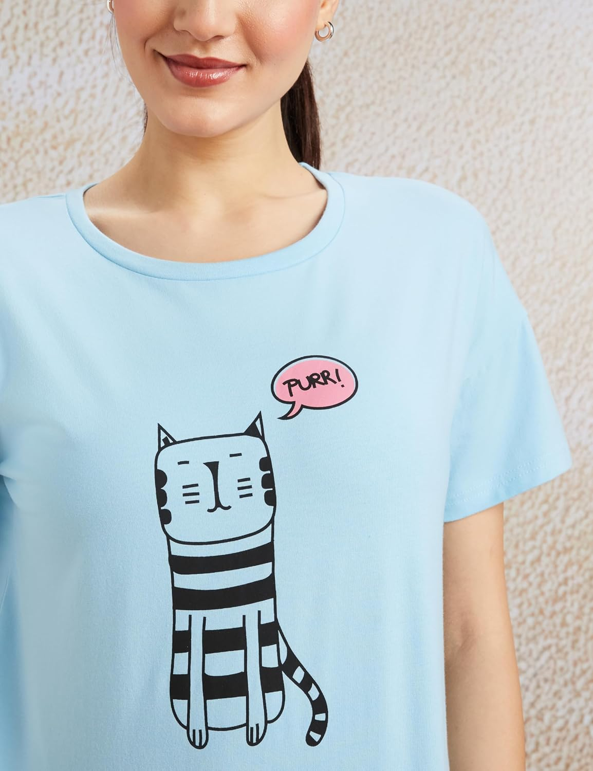 Women's Stretch Cotton Crew-Neck T-Shirt - Image 70