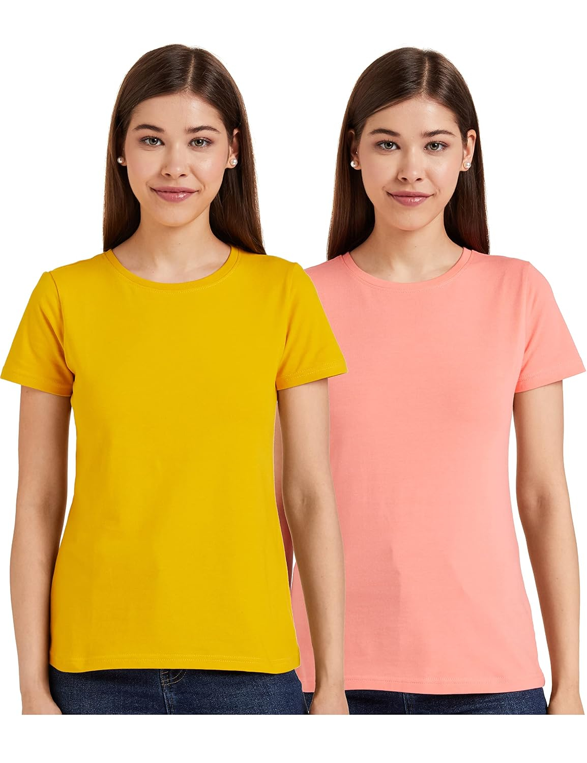 Women's Stretch Cotton Crew-Neck T-Shirt - Image 81