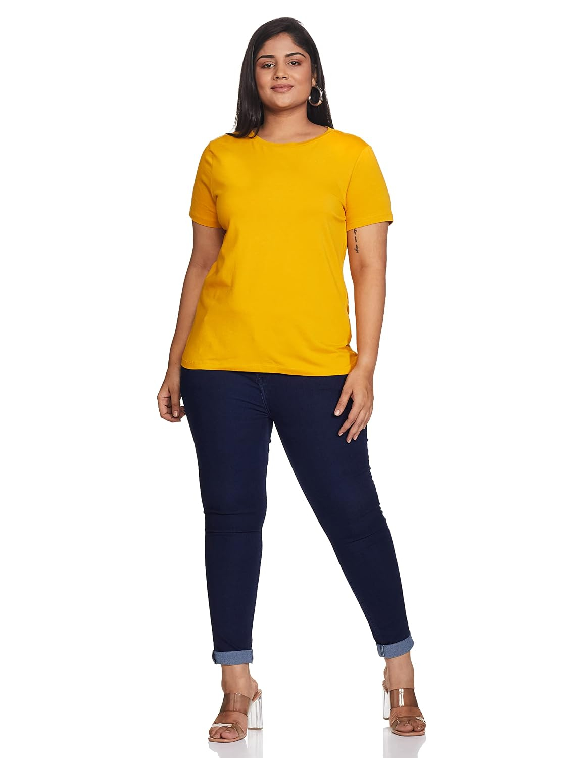 Women's Stretch Cotton Crew-Neck T-Shirt - Image 114