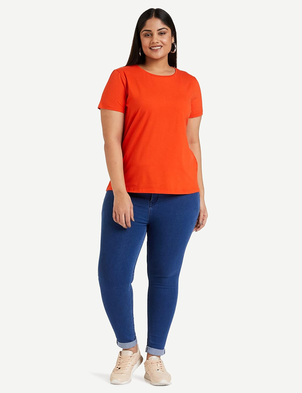 Women's Stretch Cotton Crew-Neck T-Shirt - Image 115