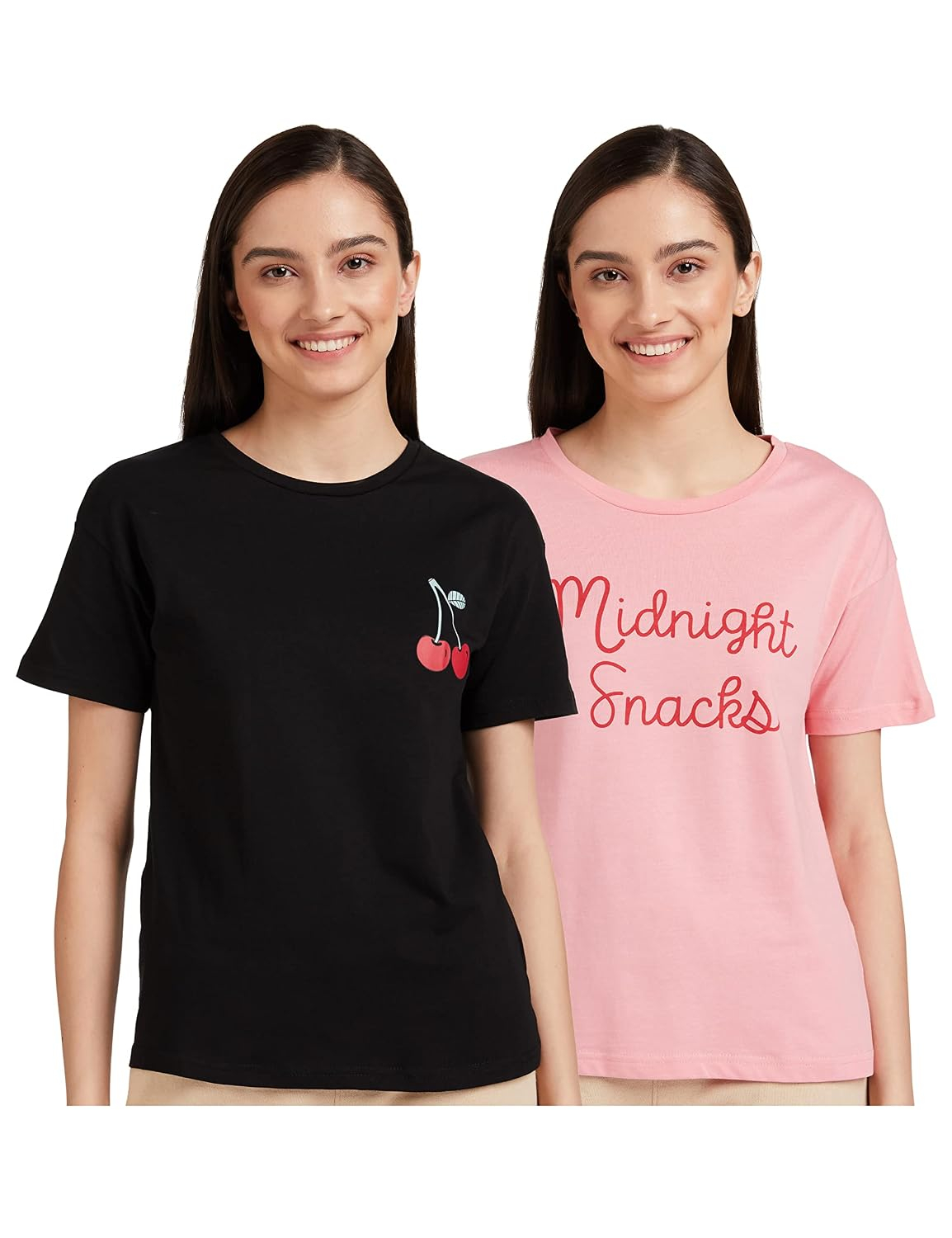 Women's Stretch Cotton Crew-Neck T-Shirt - Image 117