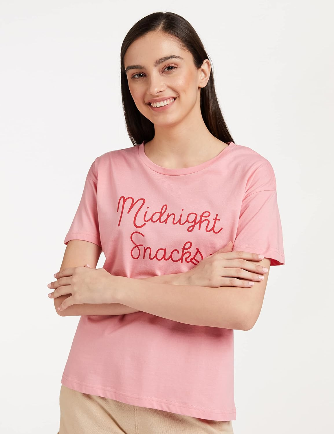 Women's Stretch Cotton Crew-Neck T-Shirt - Image 118