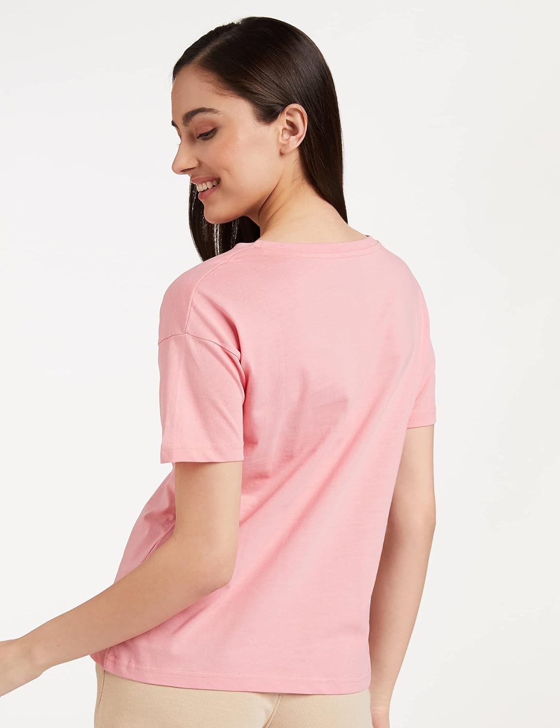 Women's Stretch Cotton Crew-Neck T-Shirt - Image 119