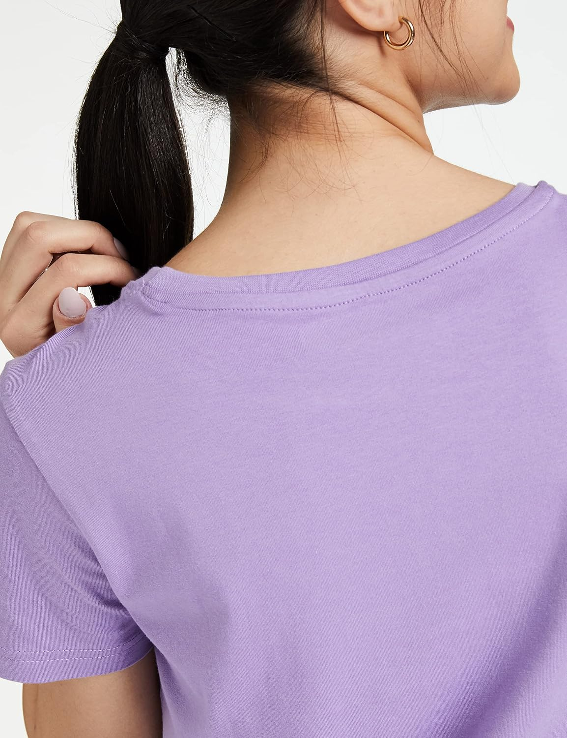 Women's Stretch Cotton Crew-Neck T-Shirt - Image 144
