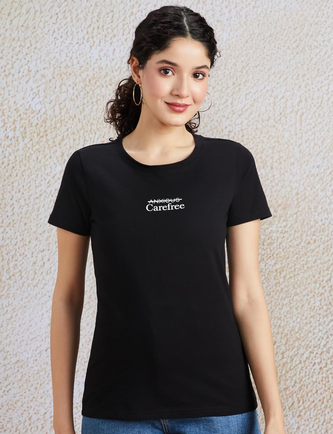 Women's Stretch Cotton Crew-Neck T-Shirt - Image 151