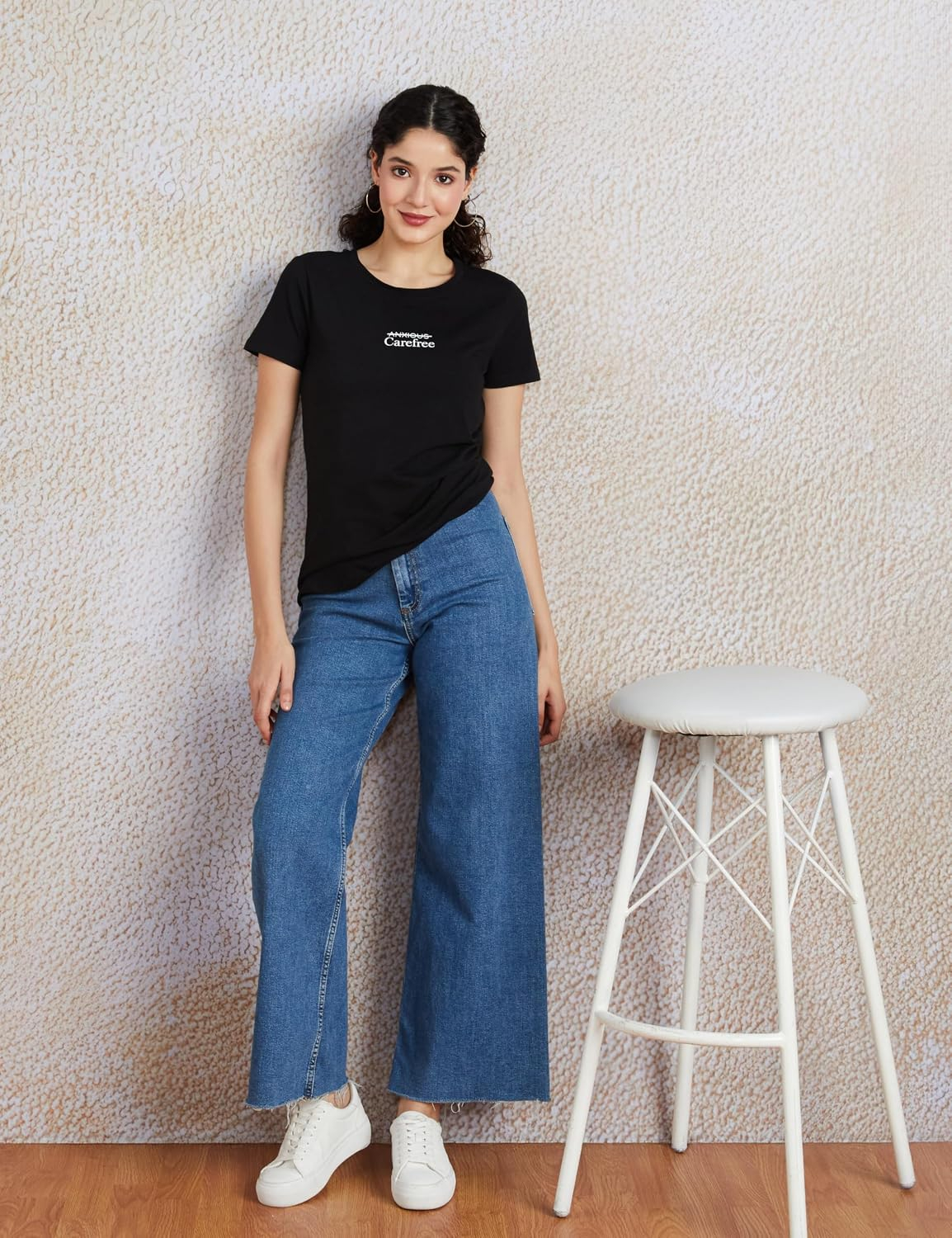 Women's Stretch Cotton Crew-Neck T-Shirt - Image 153