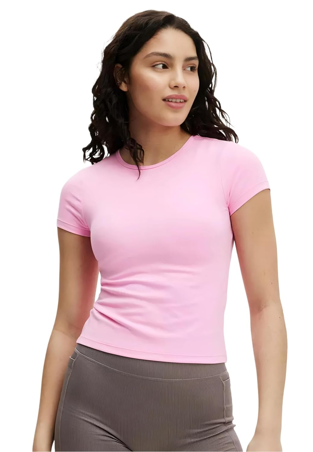 Women's Soft-Touch Round-Neck T-Shirt - Image 19