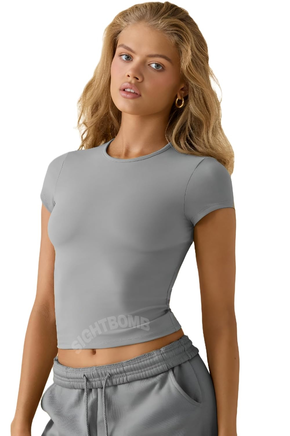 Women's Soft-Touch Round-Neck T-Shirt - Image 31