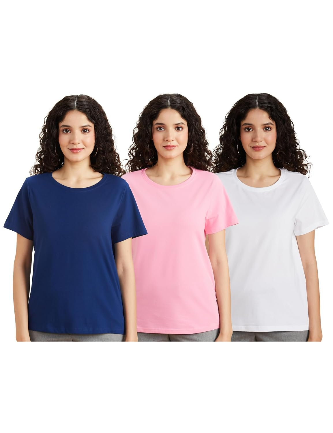 Women's Stretch Cotton Sleeveless T-Shirt - Image 50