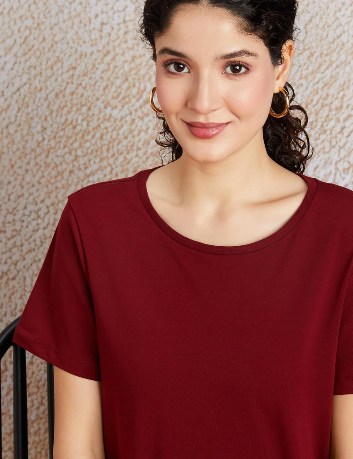 Women's Stretch Cotton Sleeveless T-Shirt - Image 61