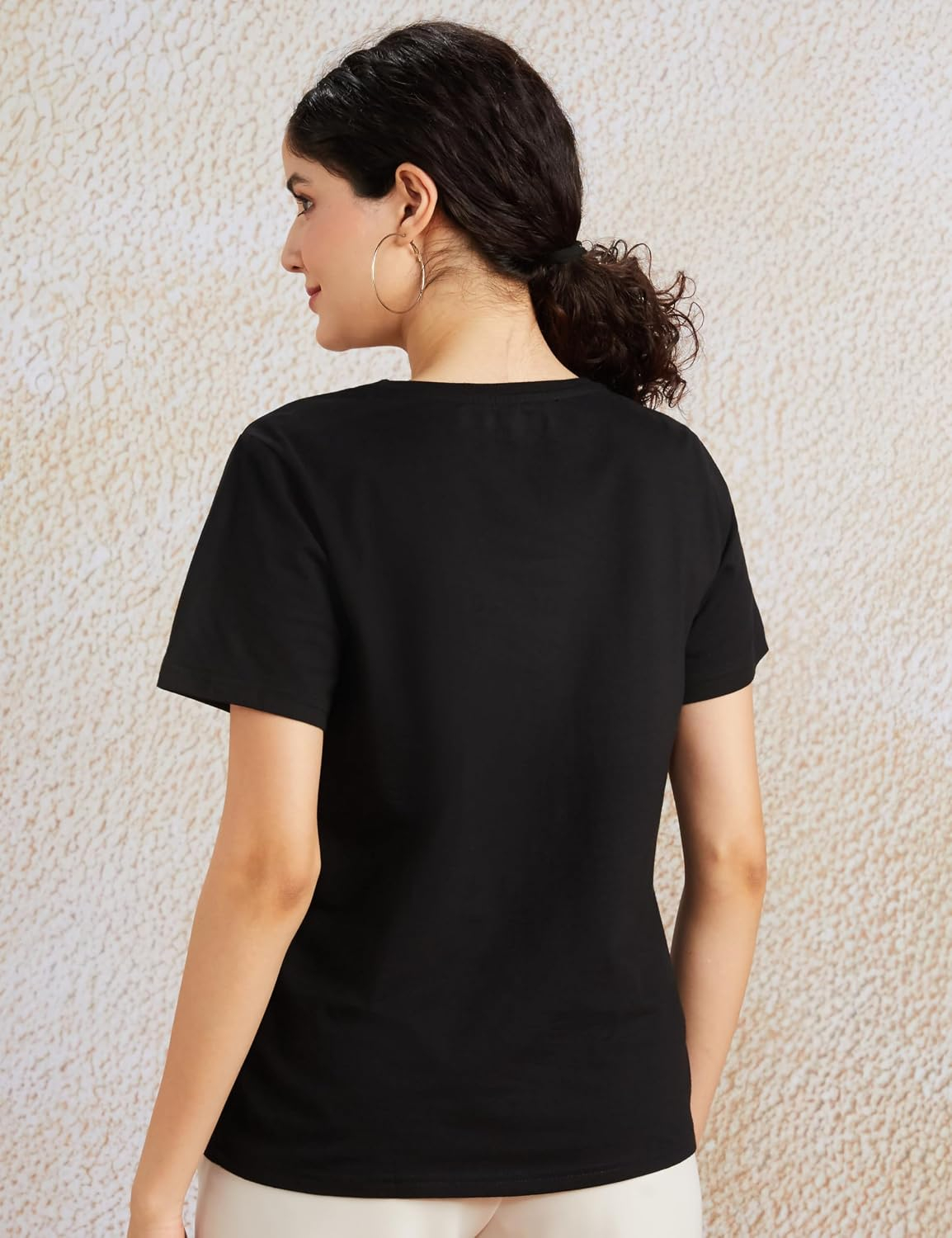 Women's Stretch Cotton Sleeveless T-Shirt - Image 65