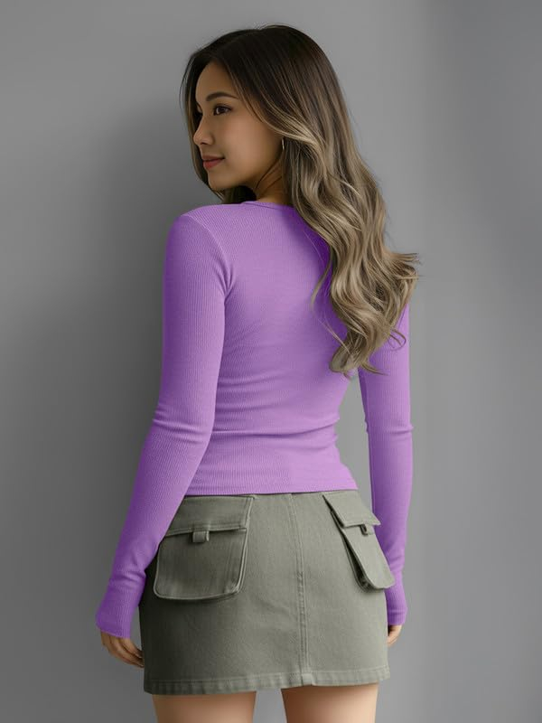 Women's Henley Long-Sleeve Tee - Image 24