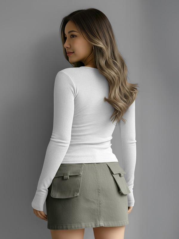 Women's Henley Long-Sleeve Tee - Image 30
