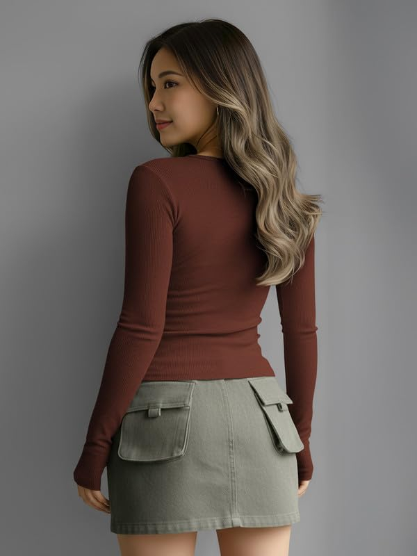 Women's Henley Long-Sleeve Tee - Image 66
