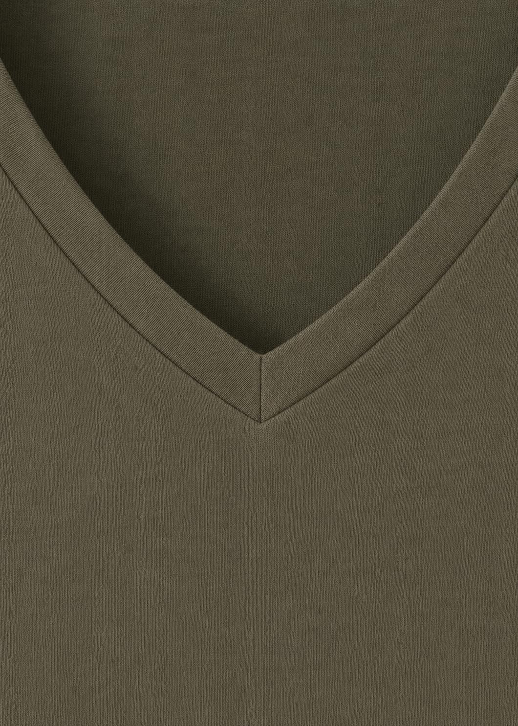 Women's Cotton V-Neck Everyday T-Shirt - Image 10