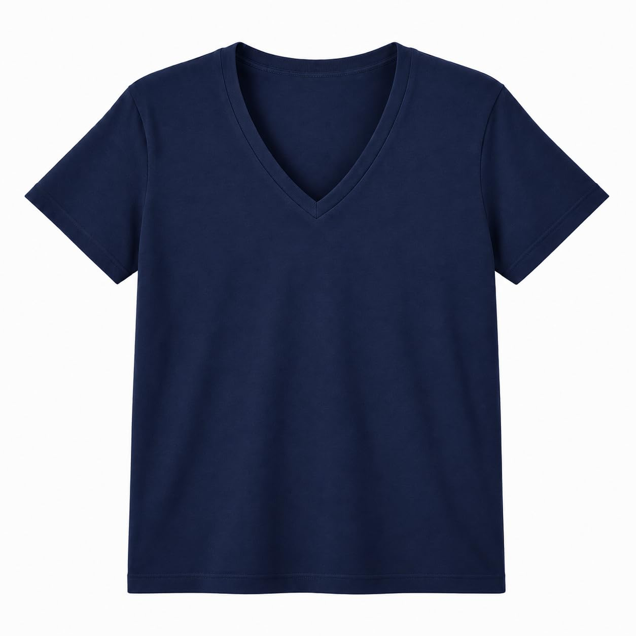 Women's Cotton V-Neck Everyday T-Shirt - Image 19