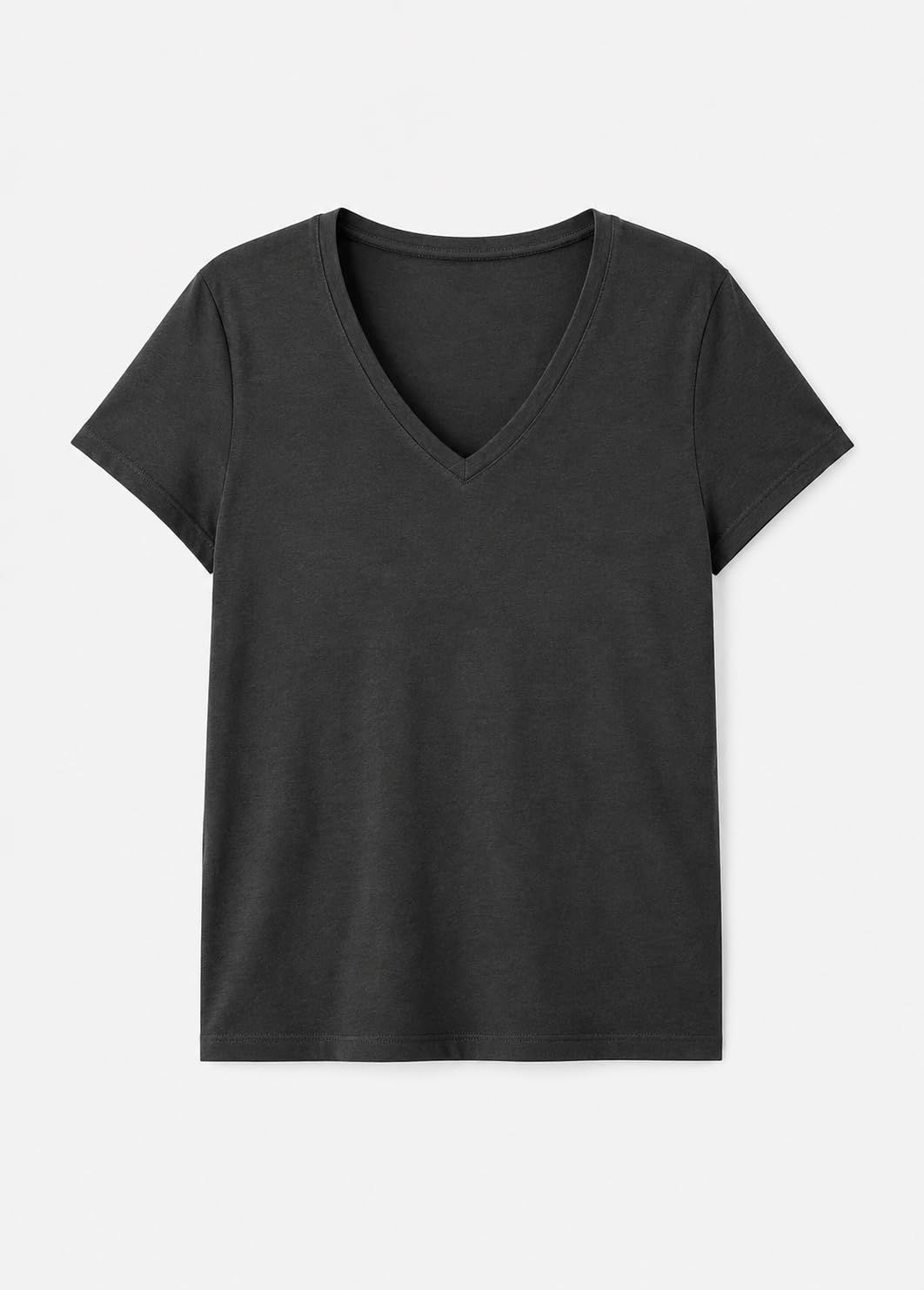 Women's Cotton V-Neck Everyday T-Shirt - Image 34