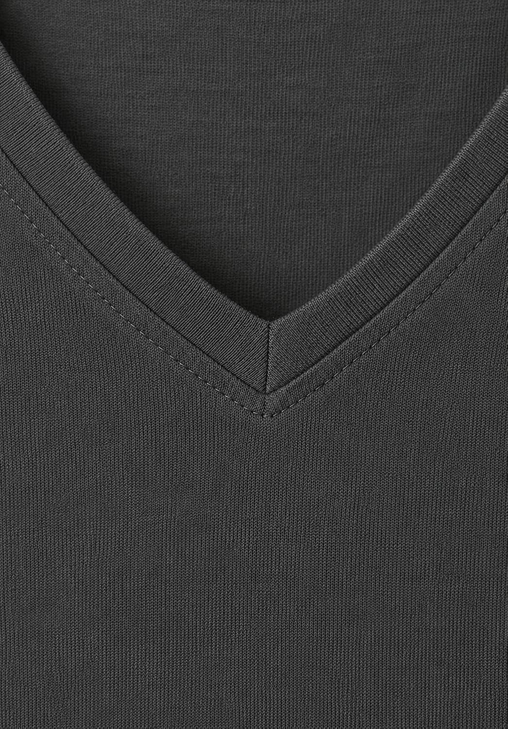 Women's Cotton V-Neck Everyday T-Shirt - Image 35