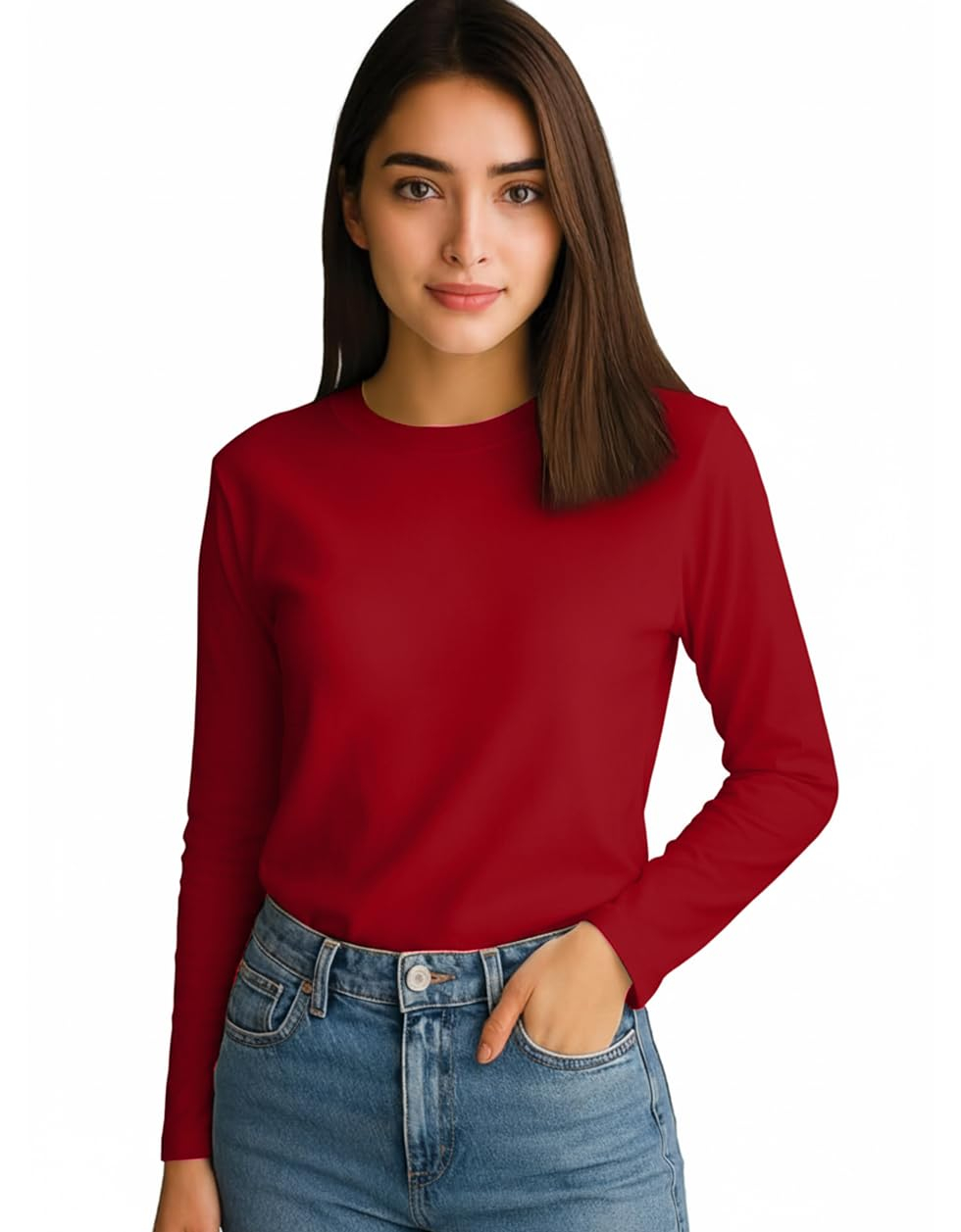 Women's Cotton Full-Sleeve T-Shirt - Image 9