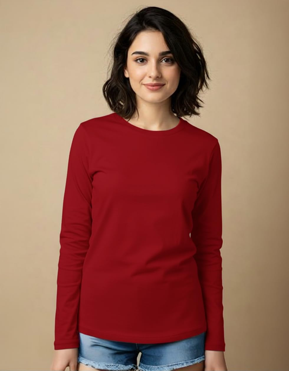 Women's Cotton Full-Sleeve T-Shirt - Image 10