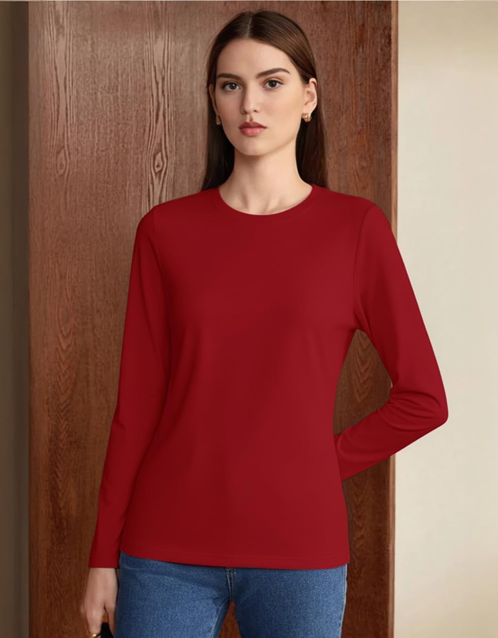 Women's Cotton Full-Sleeve T-Shirt - Image 11