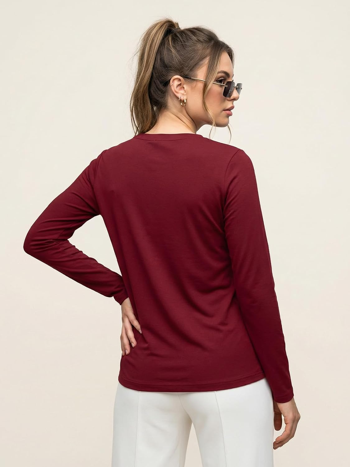 Women's Cotton Full-Sleeve T-Shirt - Image 29