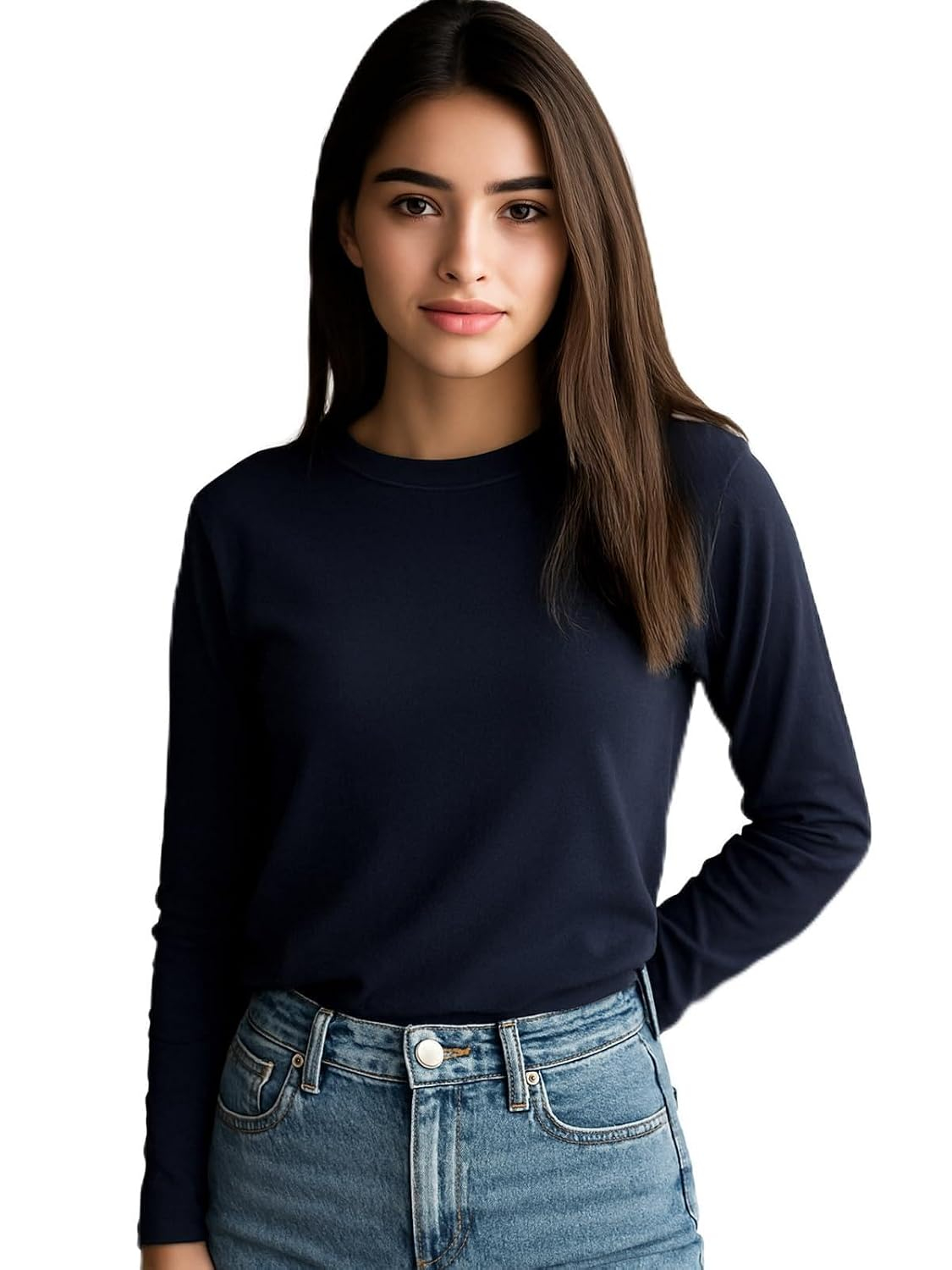 Women's Cotton Full-Sleeve T-Shirt - Image 33