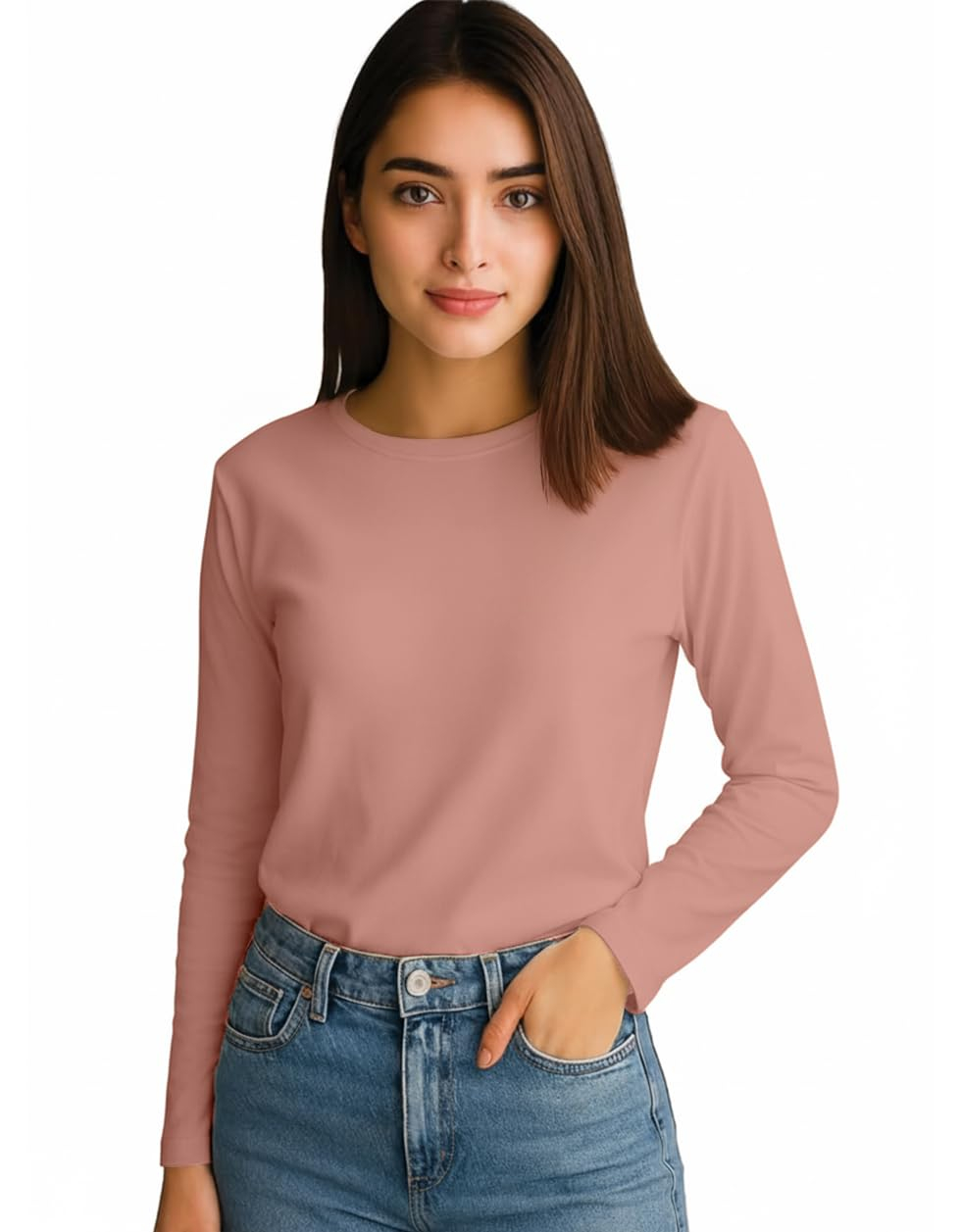 Women's Cotton Full-Sleeve T-Shirt - Image 39