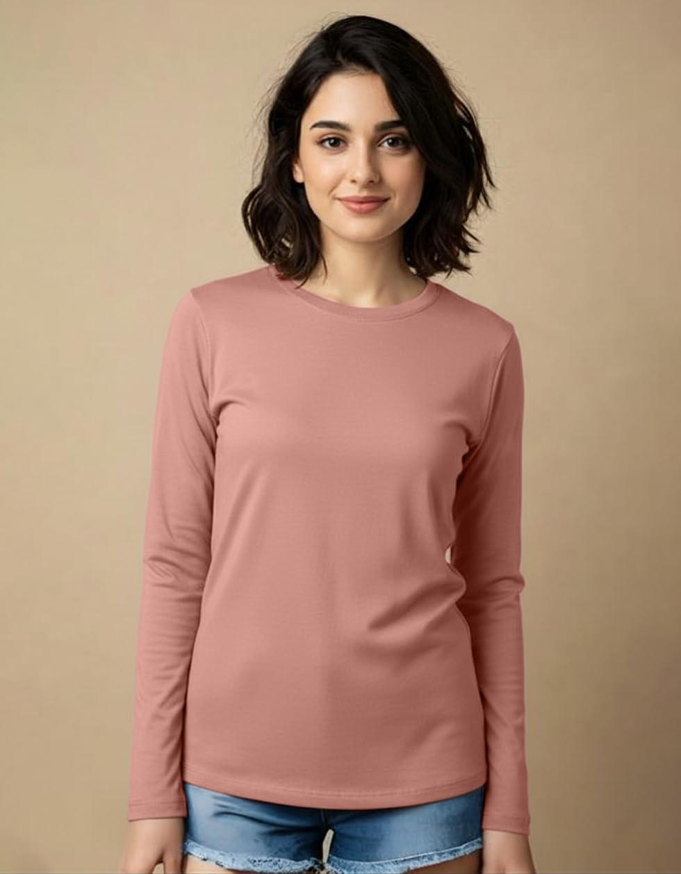 Women's Cotton Full-Sleeve T-Shirt - Image 40