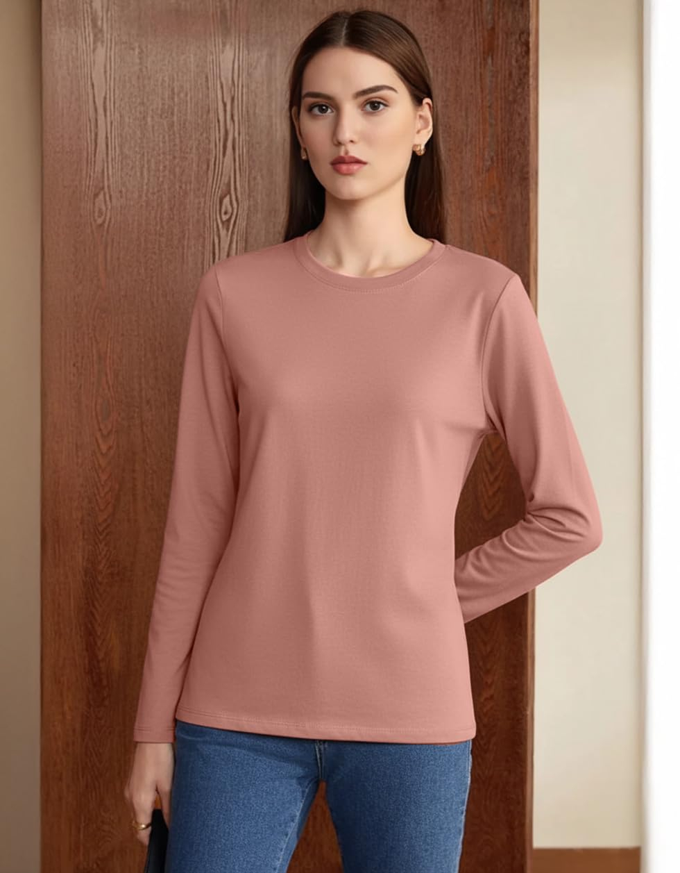 Women's Cotton Full-Sleeve T-Shirt - Image 41