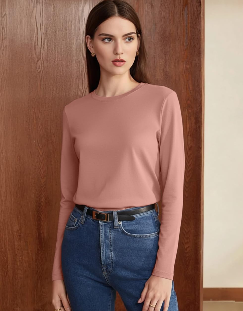 Women's Cotton Full-Sleeve T-Shirt - Image 42