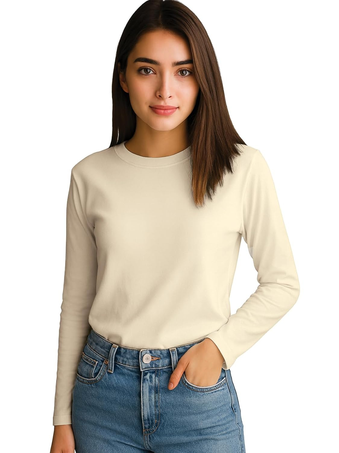 Women's Cotton Full-Sleeve T-Shirt - Image 45