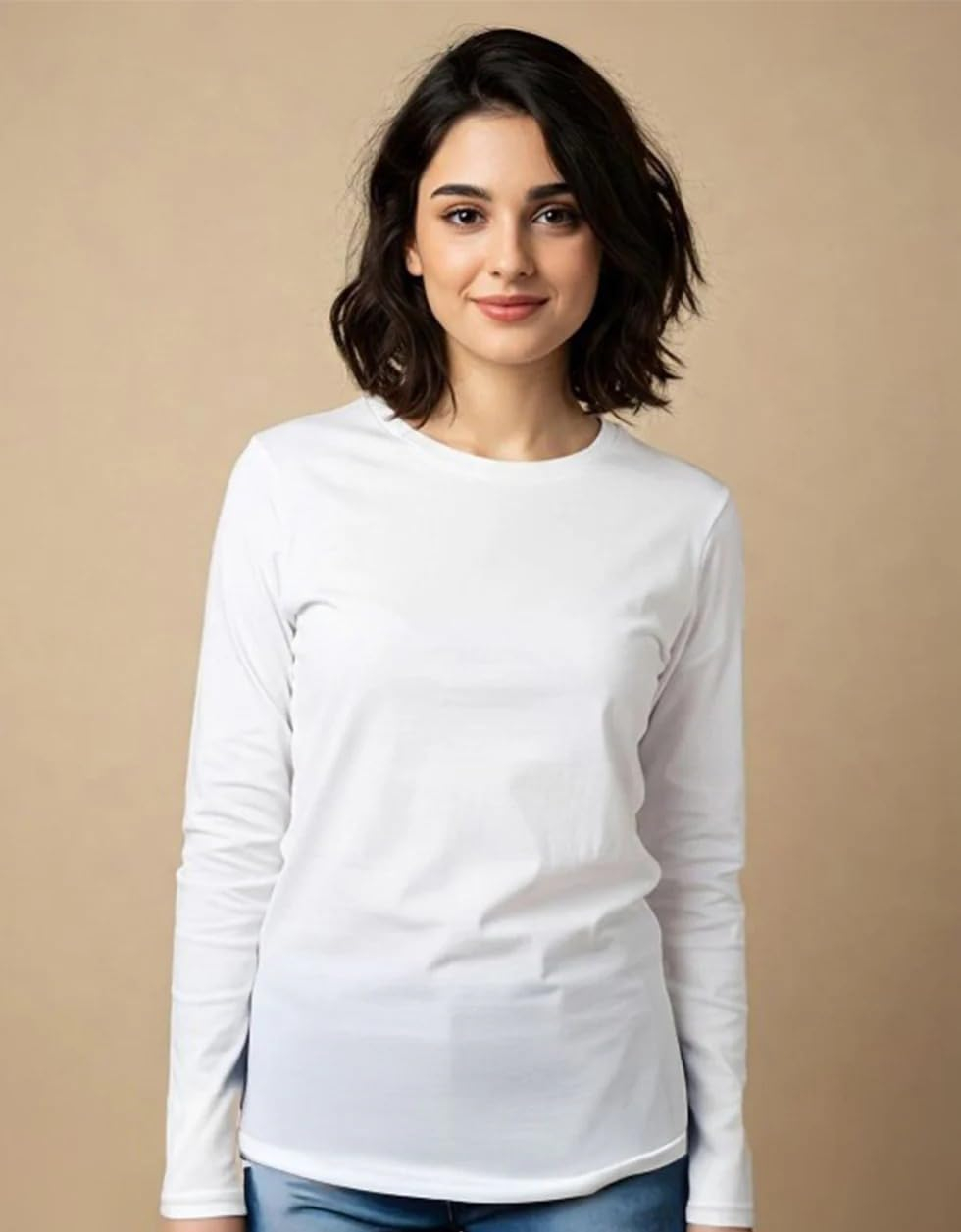 Women's Cotton Full-Sleeve T-Shirt - Image 52