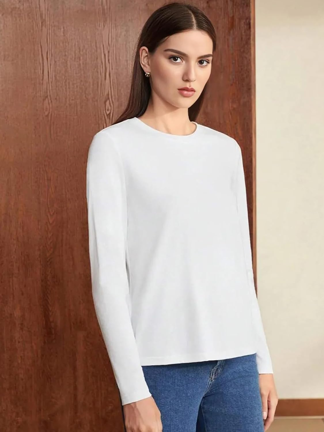 Women's Cotton Full-Sleeve T-Shirt - Image 54