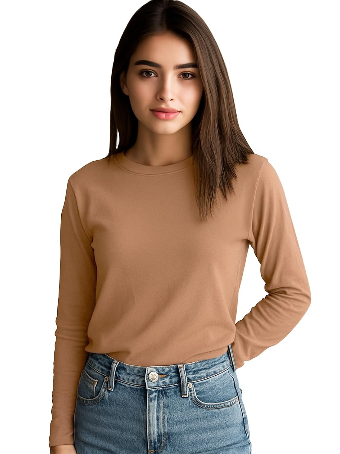 Women's Cotton Full-Sleeve T-Shirt - Image 62