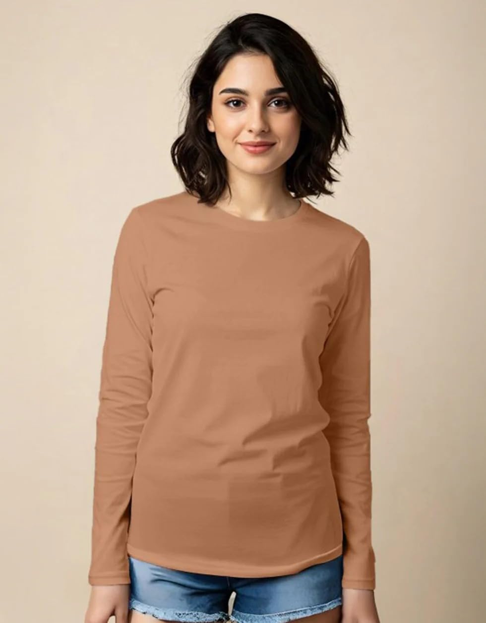 Women's Cotton Full-Sleeve T-Shirt - Image 63