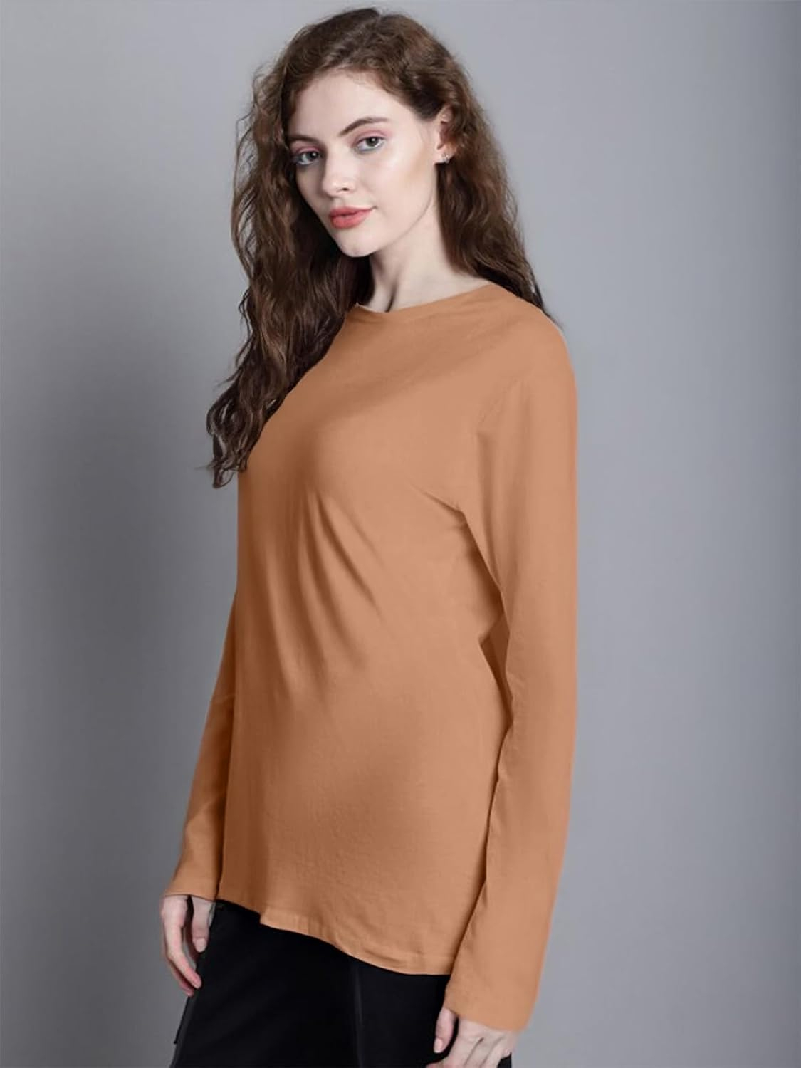 Women's Cotton Full-Sleeve T-Shirt - Image 67
